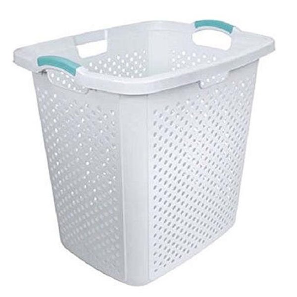 Hms Ltd HMS 2116000443WHT 2.5 Bushel Hamper; White - Pack of 4 2116000443WHT